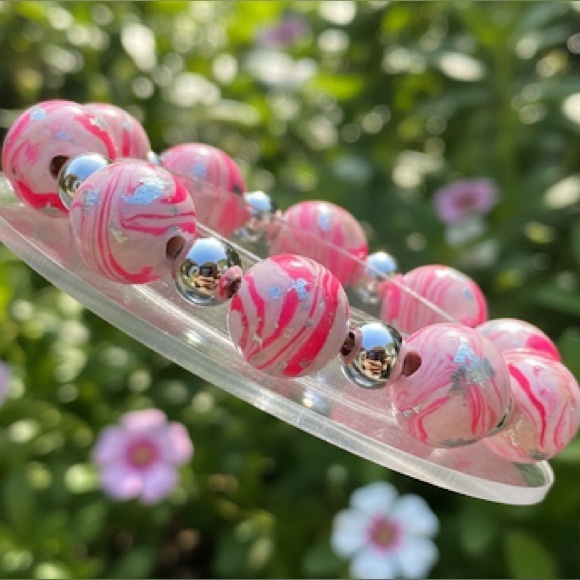 Handmade Polymer Clay Beaded Bracelets – Unique & One-of-a-Kind - Picture 13 of 16